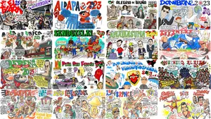 San Fermín 2023 | Todas las pancartas de las peñas de Pamplona para estas fiestas