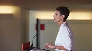 Chivite se crece y le pide a UPN que no bloquee un gobierno de Pedro Sánchez en España