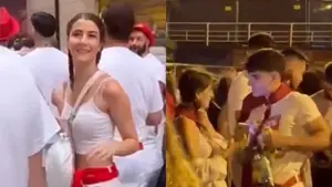 San Fermín es mejor que Tinder: el vídeo viral de una modelo ligando con desconocidos