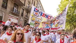 El dinero que van a recibir las peñas de San Fermín para organizar sus actividades durante las fiestas