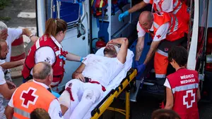 Fatal doble cornada en el encierro de Tafalla: un asta le atraviesa 15 centímetros la pierna