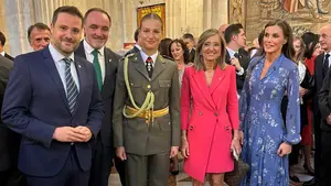 Toquero, Ibarrola y Esparza acompañan a la infanta Leonor en su primera Fiesta Nacional