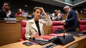 Chivite, orgullosa de pactar con Bildu y la amnistía: "PP, Vox y UPN son incapaces de acordar con nadie"