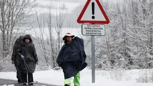 La AEMET avisa del invierno que llega a Navarra y lanza una alerta por nieve para despedir el otoño