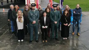 Sarriguren recuerda a su vecino David Pérez, el guardia civil asesinado, con la ausencia de Bildu