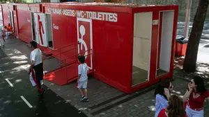 Los novedosos baños que va a instalar Pamplona en las fiestas de San Fermín 2024