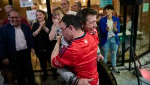 Chuchín Ibáñez alegra el centro de Pamplona con sus rancheras: las mejores imágenes