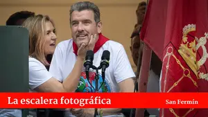 La foto de San Fermín del 5 de mayo: el Chupinazo de Juan Carlos Unzué