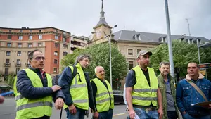 Los agricultores navarros se manifestarán junto a los franceses a los dos lados de la frontera