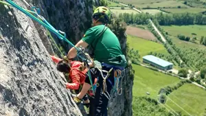 Rescate por las alturas en Navarra: la angustiosa aventura de una pareja con final feliz