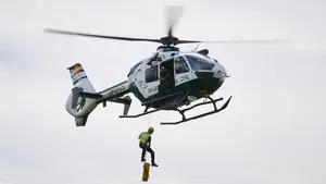 Una ca&iacute;da en plena escalada obliga a rescatar en helic&oacute;ptero a dos monta&ntilde;eros de Pamplona en el Pirineo de Huesca