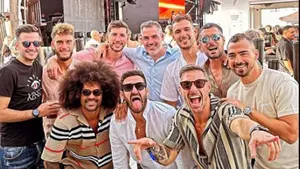 Así se divierte un grupo de jugadores de Osasuna durante sus vacaciones lejos de Navarra