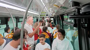 El récord histórico de las villavesas de Pamplona por San Fermín