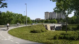 El nuevo puente con carril bici que unir&aacute; una localidad de la Comarca de Pamplona con un pol&iacute;gono