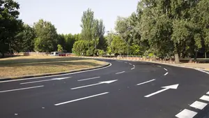 Reabre al tráfico una de las rotondas con más tráfico de Pamplona tras un cambio de imagen