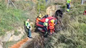 Muere un vecino de Tafalla en un accidente de tráfico en Navarra: hay otro herido
