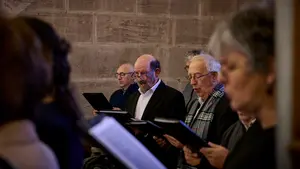 El himno de Navarra resuena gracias a los coros y bandas que han "brillado de manera especial"