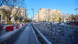 A punto de terminar la gran transformación de una de las calles principales de Pamplona tras 4 meses de obras