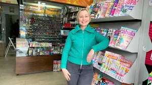 Svetlana, desde Rusia a llevar la tienda de un pueblo de Navarra: "Estoy muy feliz y con trabajo"
