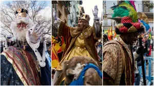El increíble parecido de los Reyes Magos de Pamplona con tres conocidos vecinos de la ciudad