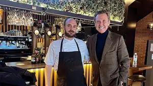 El campeón del mundo y ex entrenador del Real Madrid que ha visitado un restaurante de un pequeño pueblo de Navarra