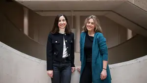 Las dos estudiantes de la Universidad Pública de Navarra que han recibido el Premio Nacional Fin de Carrera