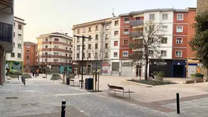 La plaza de Pamplona sin nombre oficial a la que los vecinos del barrio ya le han puesto uno