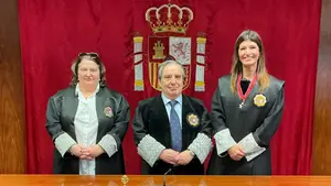 Mari Paz, la magistrada que ha tomado posesión de su nuevo destino en la Audiencia de Navarra