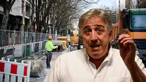 Llega el caos a una avenida de Pamplona: cortes de tráfico para construir el corredor sostenible de Asirón