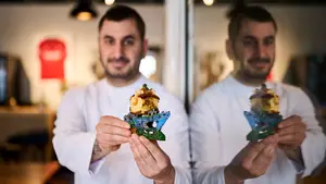 El restaurante de Pamplona que busca repetir triunfo en la Semana del Pincho: "Es un homenaje a mi madre"