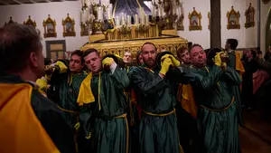 El traslado de la Dolorosa inicia la Semana Santa 2026 en Pamplona: d&iacute;a, hora y recorrido