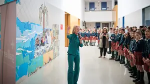 FOTOS | El colegio de Navarra que ha inaugurado una exposici&oacute;n que hace pensar a los j&oacute;venes