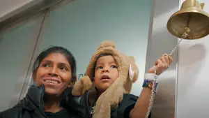 Darell, el niño de tres años con cáncer que ha salvado la vida gracias a la Clínica Universidad de Navarra