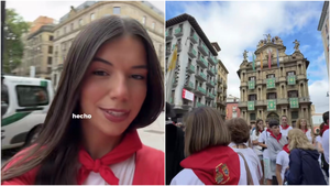La influencer sevillana que compara la procesión de San Fermín con la Virgen del Rocío en un vídeo viral