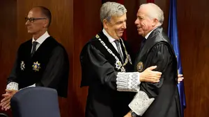 FOTOS |  Julián Huarte Lázaro recibe un caluroso recibimiento en su posesión como presidente del TSJN