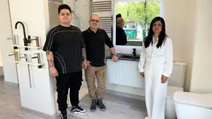 La familia de Pamplona que ha montado su oficina de obras y reformas: “Hacemos todo tipo de arreglos"