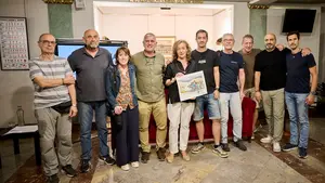 FOTOS | Recuerdos y emoción en el Gayarre durante el homenaje de los reporteros gráficos a Txemari Moreno