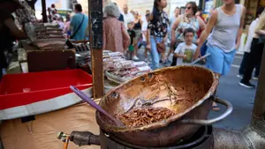Pamplona celebra un mercadillo especial con más de 30 puestos y degustaciones de productos navarros