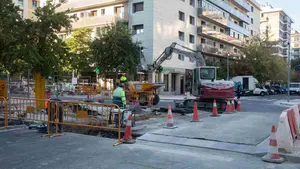 La calle de Pamplona en obras que experimentará un gran cambio: tendrá una nueva y curiosa forma de aparcar