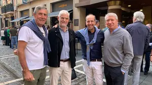 FOTOS| El feliz reencuentro de un grupo de exalumnos de Pamplona después de 43 años: la amistad se mantiene