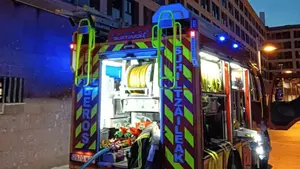 Intoxicado un hombre de 71 años en un incendio de chimenea en un pueblo de Navarra