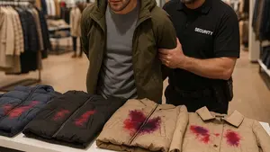 Intenta robar abrigos en Pamplona y los deja inservibles: detenido tras causar daños por 1.400 euros