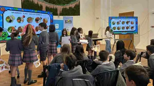 Patrimonio, juegos y verduras: la f&oacute;rmula que triunfa entre los colegios de una localidad de Navarra