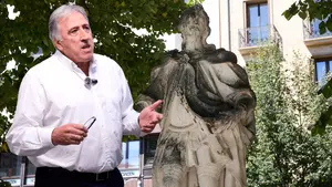 Asirón pone fecha al destierro de las figuras de los reyes de Navarra de Sarasate