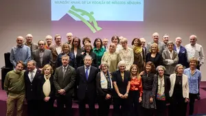 FOTOS | El emotivo homenaje a los más de 80 jubilados del Colegio de Médicos de Pamplona