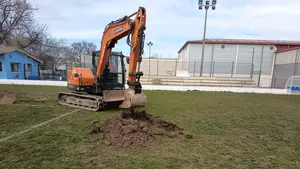 Un pueblo de Navarra empieza las obras para poner c&eacute;sped artificial en su campo de f&uacute;tbol