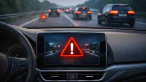 La DGT estrena la se&ntilde;al V-27 tras la baliza V-16 obligatoria: el "tri&aacute;ngulo virtual" que llega al coche