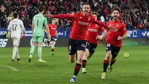 Osasuna destrona al Real Madrid en un gran partido en El Sadar y mira a los puestos europeos