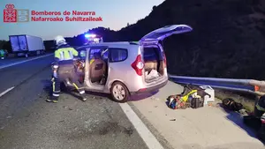 Grave accidente en Pueyo: tres ocupantes de un coche, rescatados tras una colisi&oacute;n con un cami&oacute;n