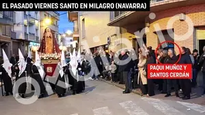 La foto de Paqui con Cerd&aacute;n de procesiones 3 d&iacute;as antes de plantar al Senado por "motivos de salud"